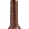 DILDO REALISTA- KING COCK 9″(23 cm) Uncut Cock Brown - PIPEDREAM